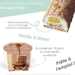 Pâte de praliné amandes-noisettes 200g