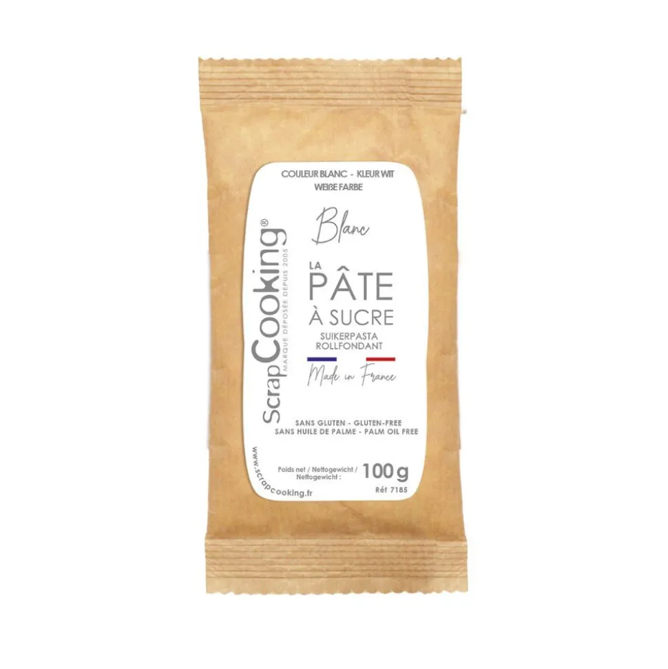 Pâte à sucre blanche 100g