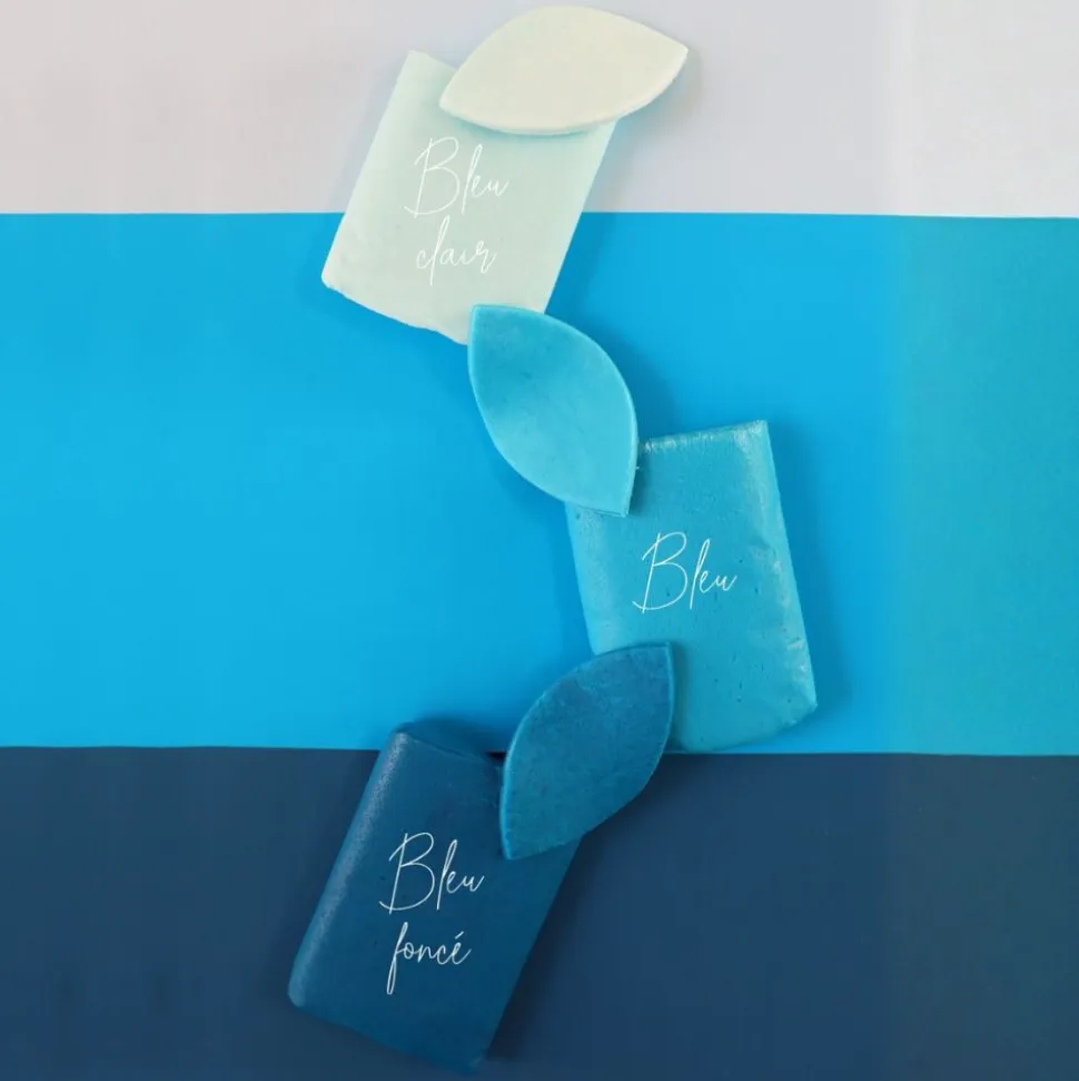 Pâte à sucre bleu 250g
