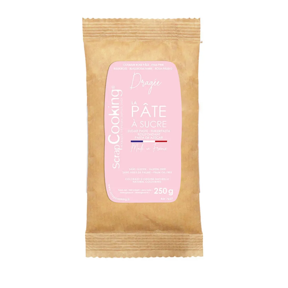 Pâte à sucre colorant d'origine naturelle Dragée 250g