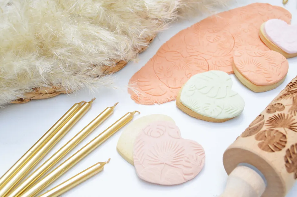 Pâte à sucre colorant d'origine naturelle Blush 250g