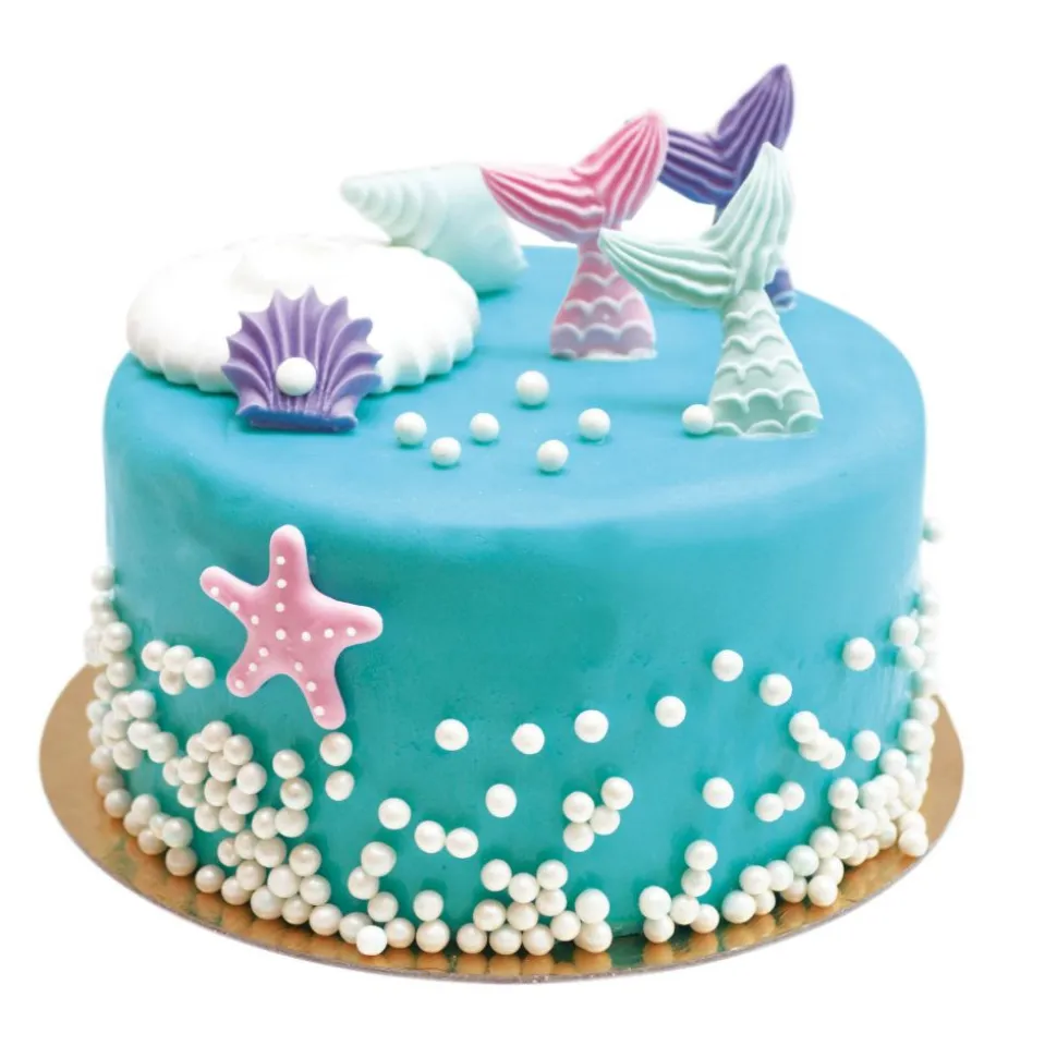 Pâte à sucre rouleau bleu turquoise 36 cm