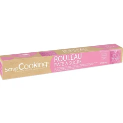 Pâte à sucre rouleau rose 36 cm