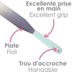 Spatule flexible en inox