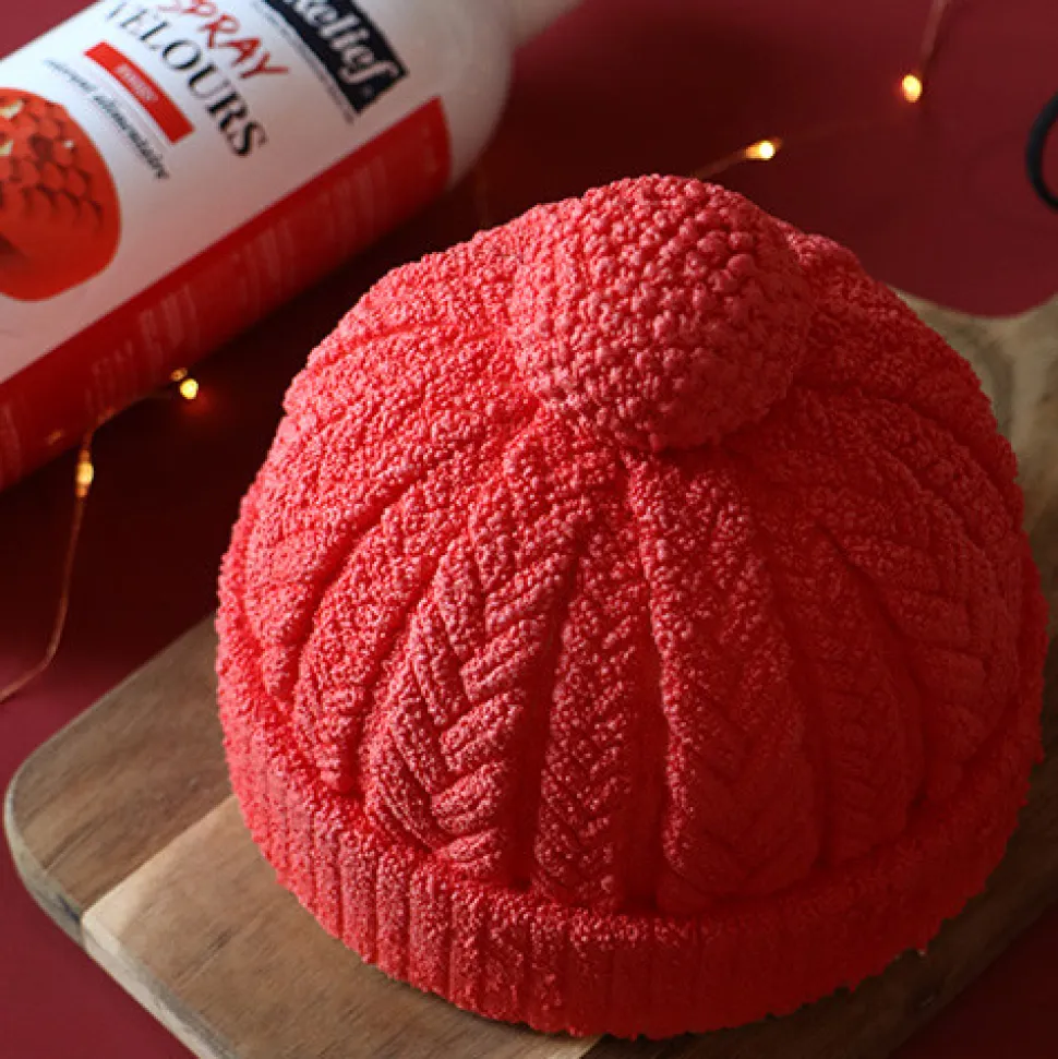 Spray velours alimentaire en bombe rouge pour pâtisserie - 300 ml