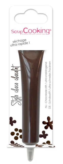Stylo alimentaire goût choco - chocolat