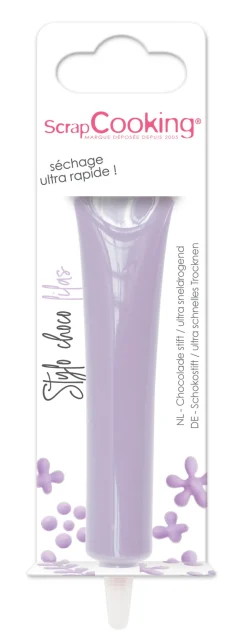 Stylo alimentaire goût choco - lilas