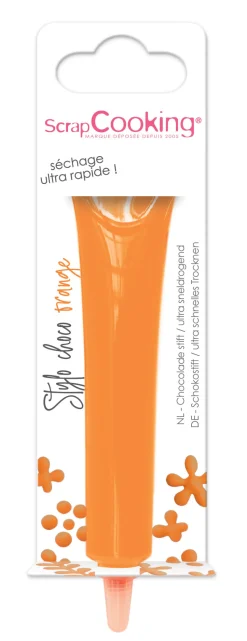 Stylo alimentaire goût choco - orange