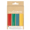 4 stylos goût choco rouge, bleu, jaune, vert