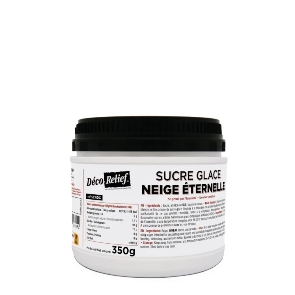 Sucre glace décor neige 350 g - anti-Humidité