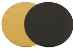 6 supports gâteaux or/noir Ø24cm