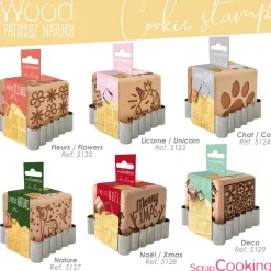 Tampon à biscuits Fleur et emporte pièce