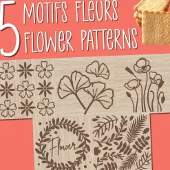 Tampon à biscuits Fleur et emporte pièce