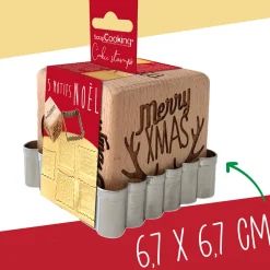 Tampon à biscuits Noël et emporte pièce