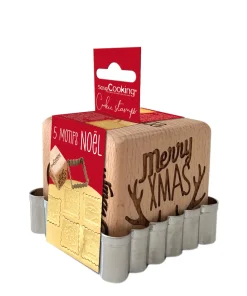 Tampon à biscuits Noël et emporte pièce
