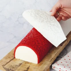 Tapis à empreinte en silicone pour décor de bûche