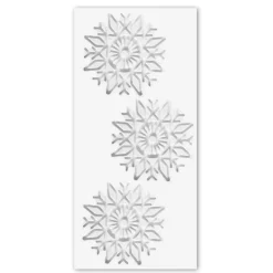 Tapis en silicone pour tuiles à motifs flocon