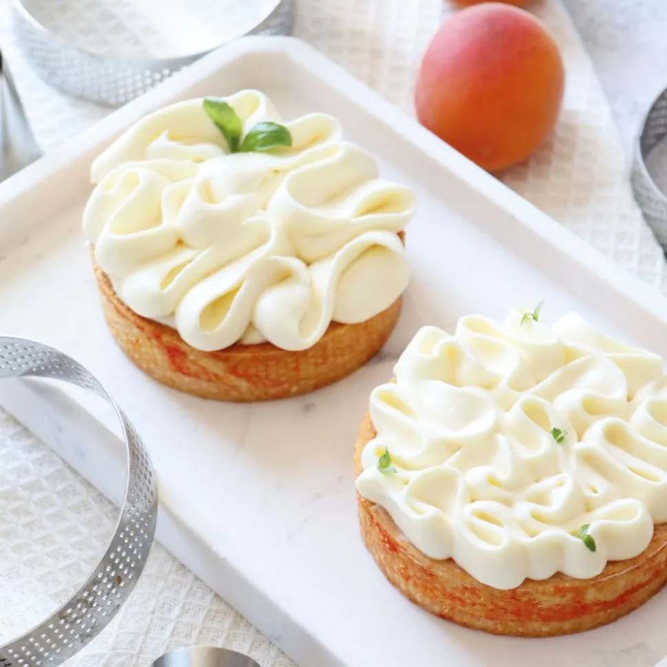 Trio de douilles inox pour le pochage de tartes