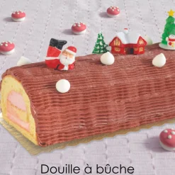 Trio de douilles pour décor de bûche