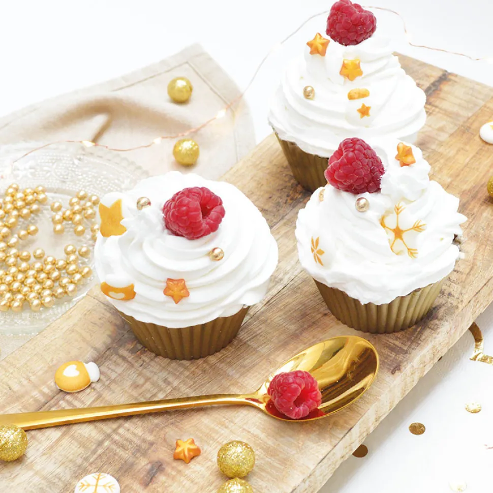 Trio de douilles pour décor de cupcakes