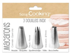 Trio de douilles pour macarons